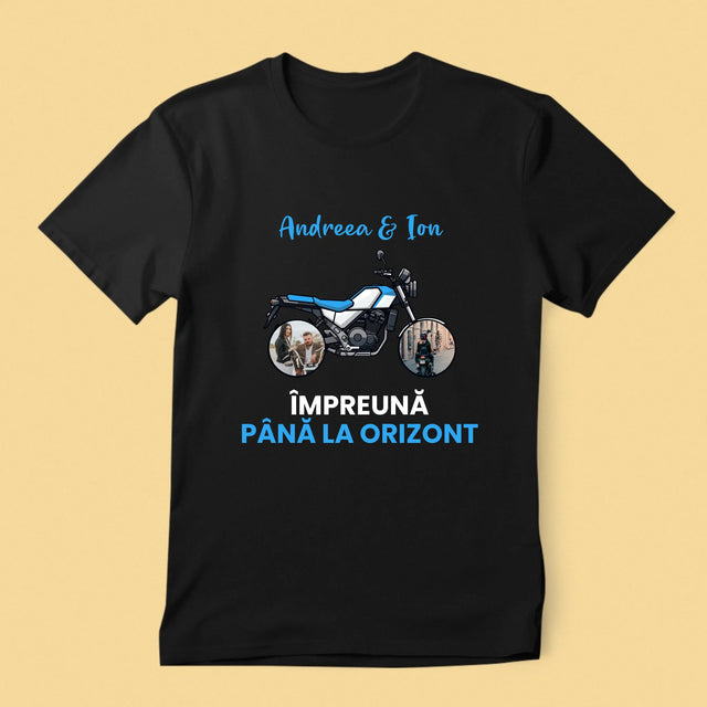Colaj De Fotografii: Împreună Pînă La Orizont - Tricou Pentru Bărbați