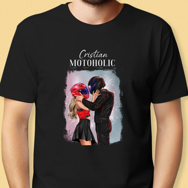 Creator De Personaj: Motoholic - Tricou Pentru Bărbați
