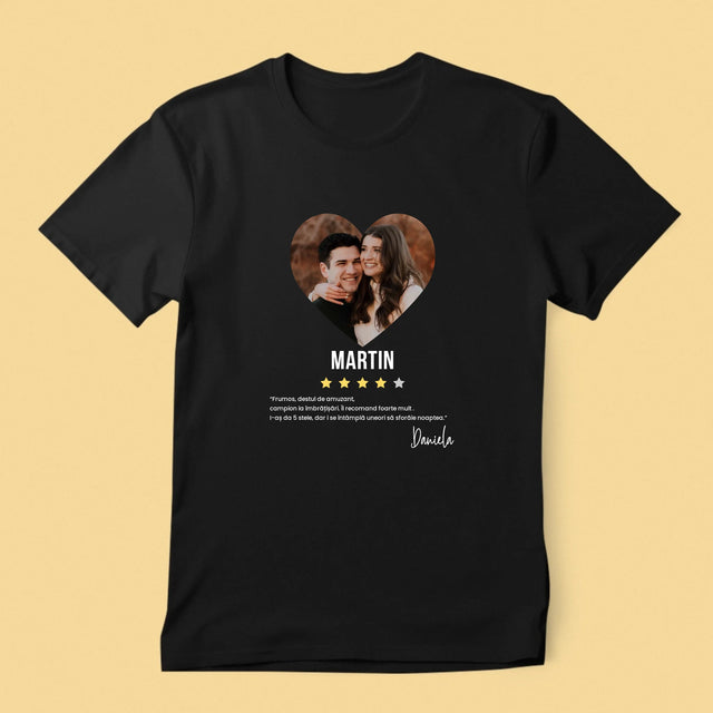 Fotografie Si Semnătură: Cel Mai Bun Băiat, Îl Recomand - Tricou Pentru Bărbați