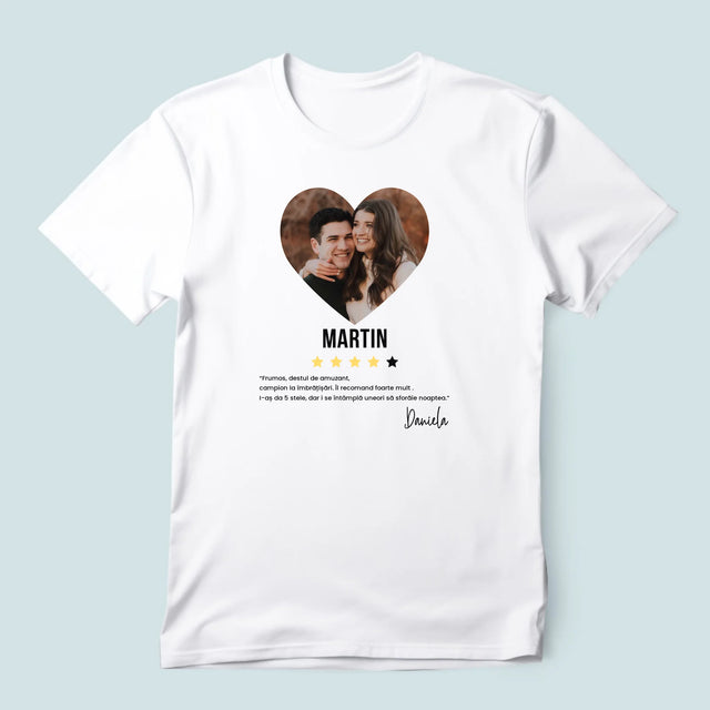 Fotografie Si Semnătură: Cel Mai Bun Băiat, Îl Recomand - Tricou Pentru Bărbați