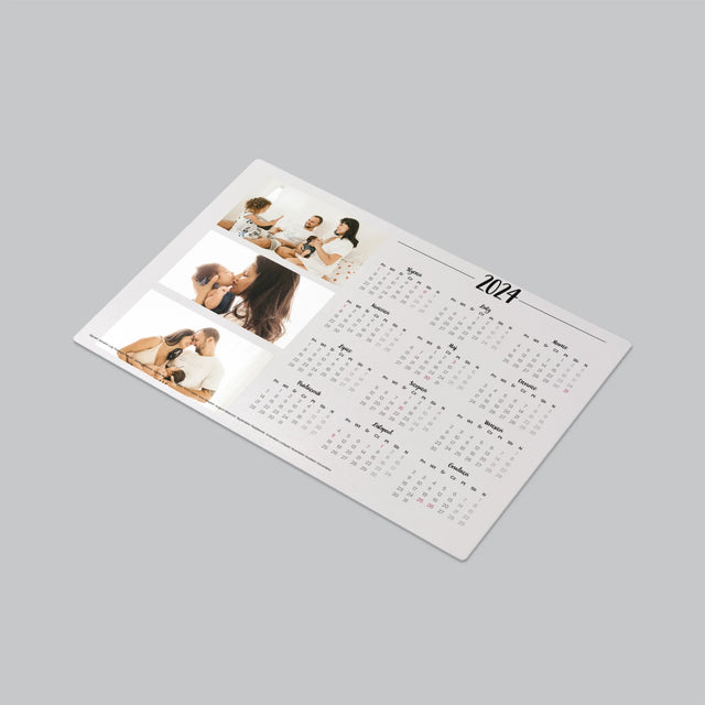 Colaj De Fotografii: Calendarul Tău - Mapa De Birou