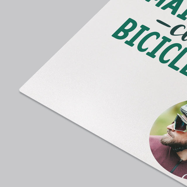 Formă Din Fotografii: Viața E Mai Bună Cu Bicicleta - Mapa De Birou