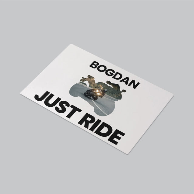 Formă Din Fotografii: Just Ride - Mapa De Birou