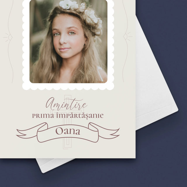 Fotografie Si Semnătură: Porumbei De Împărtășanie - Card Cu Felicitări