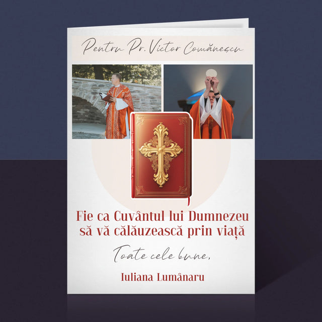 Colaj De Fotografii: Cuvântul Lui Dumnezeu - Card Cu Felicitări