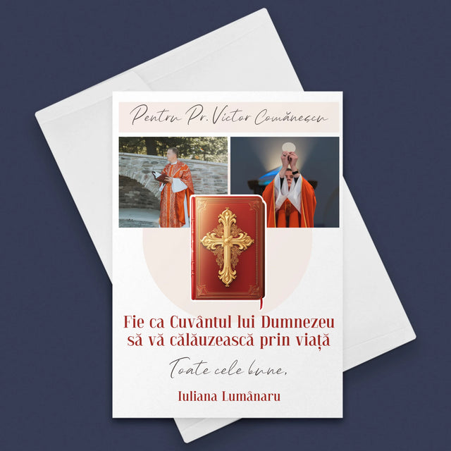 Colaj De Fotografii: Cuvântul Lui Dumnezeu - Card Cu Felicitări