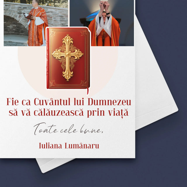 Colaj De Fotografii: Cuvântul Lui Dumnezeu - Card Cu Felicitări