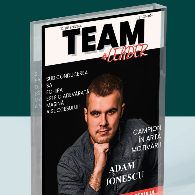 Copertă Derevistă: Team Lider - Bloc Acrilic