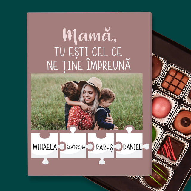 Fotografie Si Semnătură: Mamă, Tu Ești Ceea Care Ne Ține Împreună - Praline