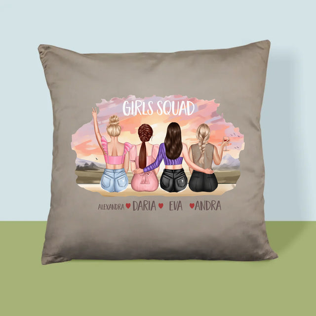 Creator De Personaj: Girls Squad - Pernă (Cu Fotografie)