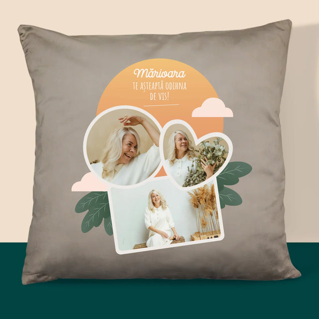 Colaj De Fotografii: Odihna De Vis - Pernă (Cu Fotografie)