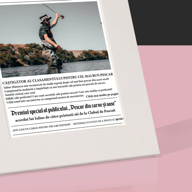 Fotografie Si Semnătură: Revista Pescarului - Ramă Pentru Fotografii (Horizontală)