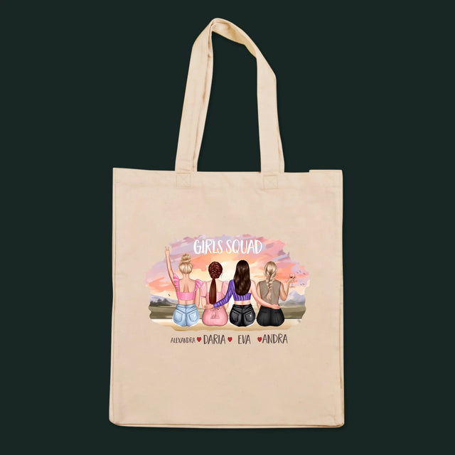 Creator De Personaj: Girls Squad - Sacoșă De Pânză