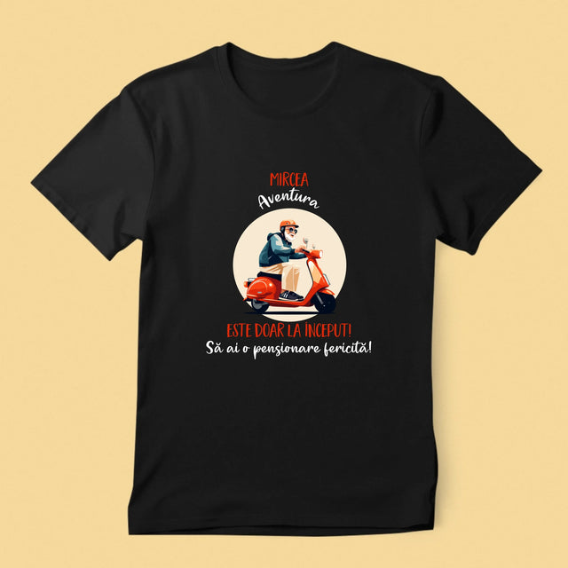 Numele Și Semnătura: Aventura Este Doar La Început - Tricou Pentru Bărbați