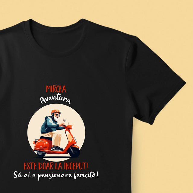 Numele Și Semnătura: Aventura Este Doar La Început - Tricou Pentru Bărbați