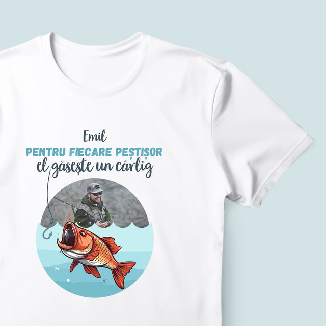 Fotografie Si Semnătură: El Găsește Un Cârlig - Tricou Pentru Bărbați