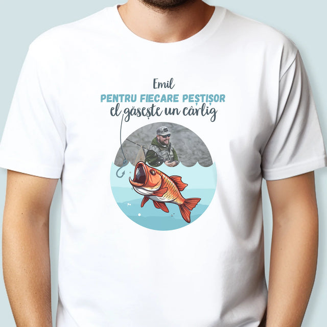Fotografie Si Semnătură: El Găsește Un Cârlig - Tricou Pentru Bărbați