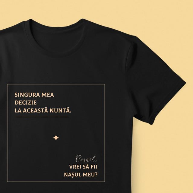 Numele Și Semnătura: Singura Mea Decizie - Tricou Pentru Bărbați