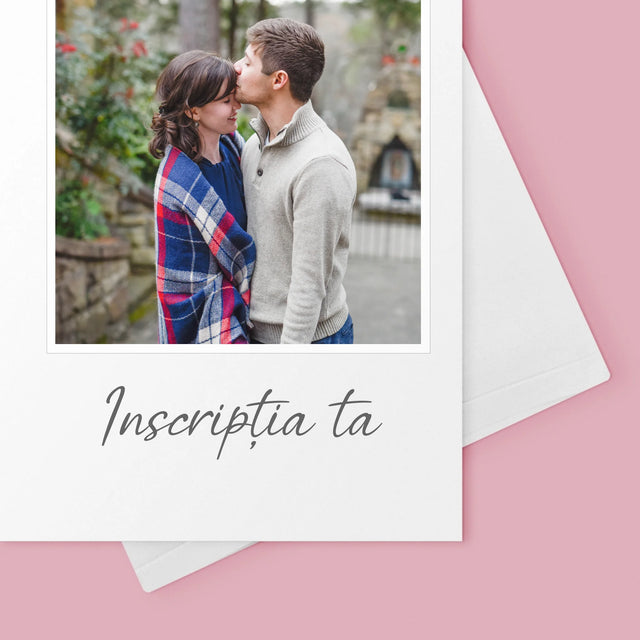 Fotografie Si Semnătură: Fotografia Ta Cu Inscripție - Card Cu Felicitări