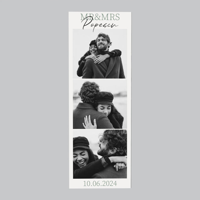 Colaj De Fotografii: Mr&Mrs Nunta - Magnet Pe Fregider