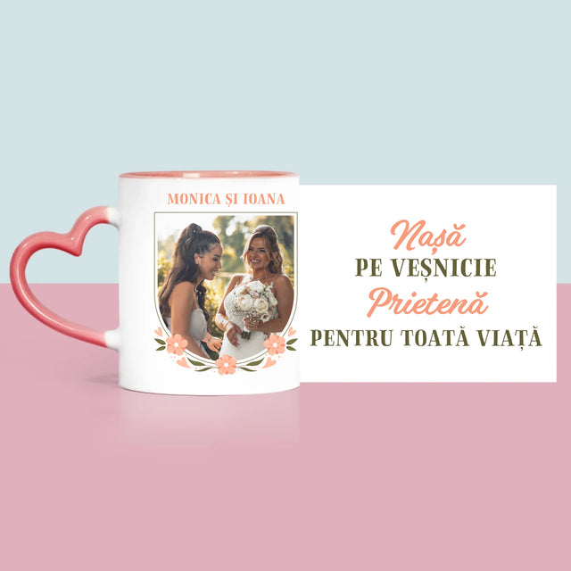 Fotografie Si Semnătură: Nașă Pe Veșnicie - Cană