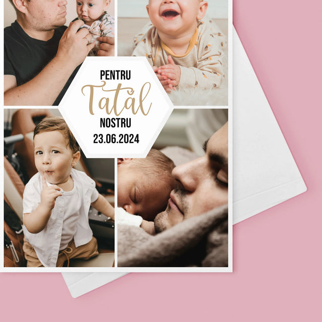 Colaj De Fotografii: Pentru Tatăl Nostru - Card Cu Felicitări