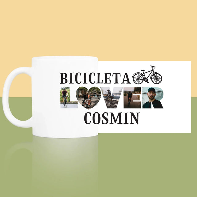 Cuvânt Din Fotografii: Bicicleta Lover - Cană