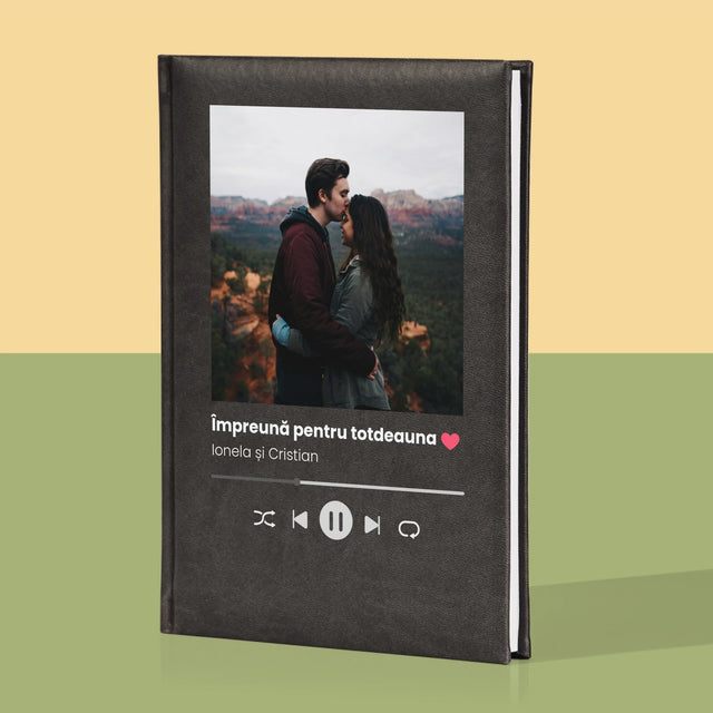 Fotografie Si Semnătură: Spotify Cu Fotografia Ta - Carte Pentru Notițe Cu Fotografie