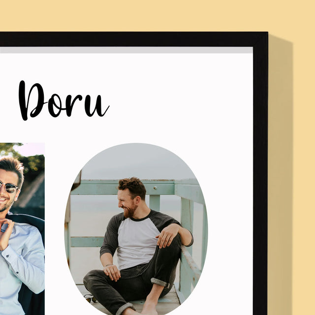 Cuvânt Din Fotografii: 40 Ani Din Fotografiile Tale - Imprimare Cu Ramă 30X40 (Verticală)