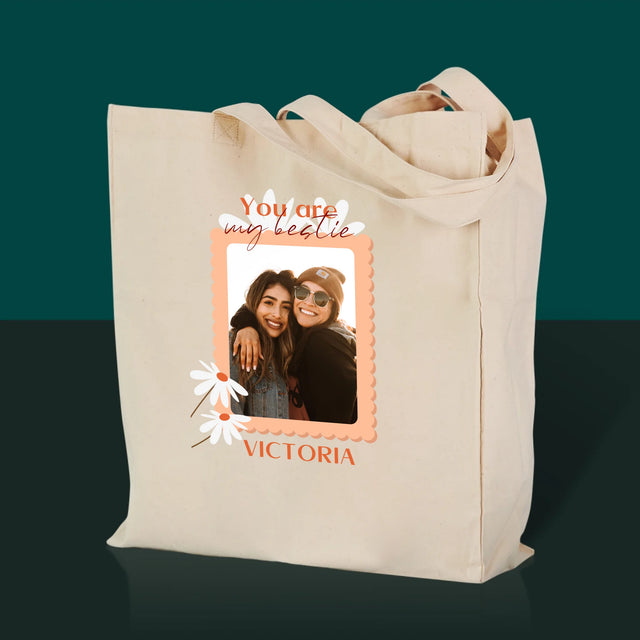 Colaj De Fotografii: Fotografie Besties - Sacoșă De Pânză