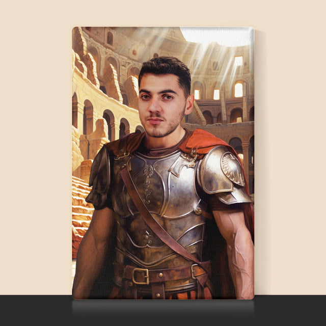 Portret Regal: Gladiator - Imprimare Cu Ramă 30X40 (Verticală)