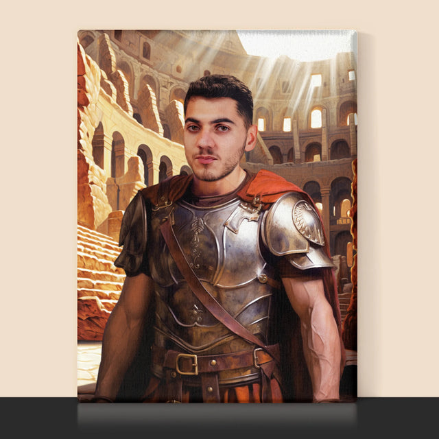 Portret Regal: Gladiator - Imprimare Cu Ramă 30X40 (Verticală)