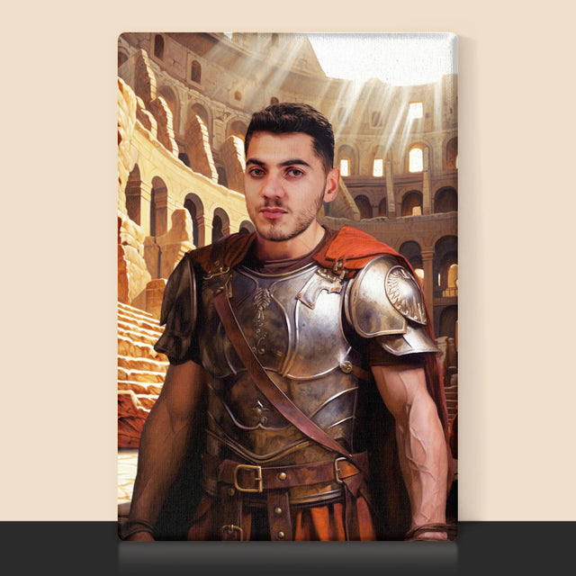Portret Regal: Gladiator - Imprimare Cu Ramă 30X40 (Verticală)