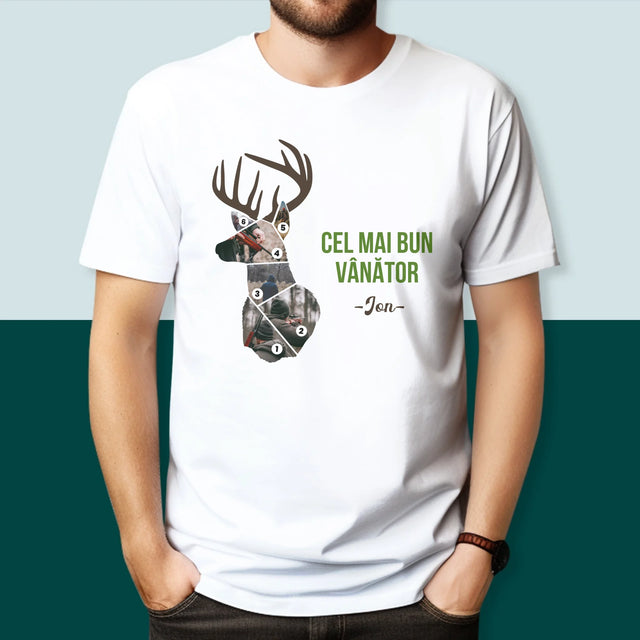 Formă Din Fotografii: Cel Mai Bun Vânător - Tricou Pentru Bărbați