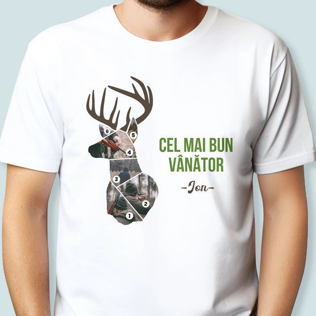 Formă Din Fotografii: Cel Mai Bun Vânător - Tricou Pentru Bărbați