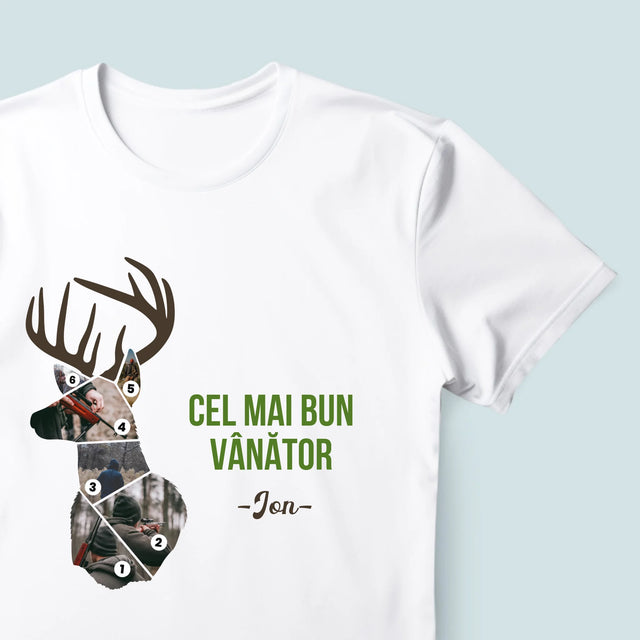 Formă Din Fotografii: Cel Mai Bun Vânător - Tricou Pentru Bărbați