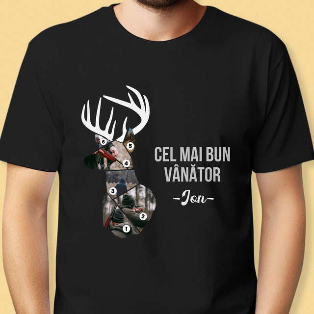 Formă Din Fotografii: Cel Mai Bun Vânător - Tricou Pentru Bărbați