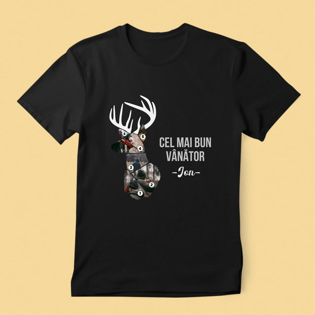 Formă Din Fotografii: Cel Mai Bun Vânător - Tricou Pentru Bărbați