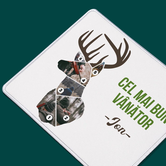 Formă Din Fotografii: Cel Mai Bun Vânător - Mouse Pad