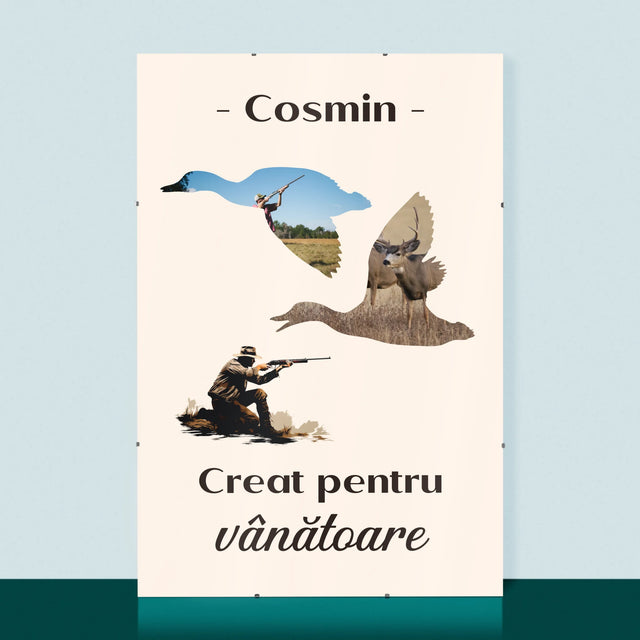 Formă Din Fotografii: Creat Pentru Vânătoare - Poster