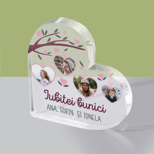 Colaj De Fotografii: Iubitei Bunici - Bloc Acrilic