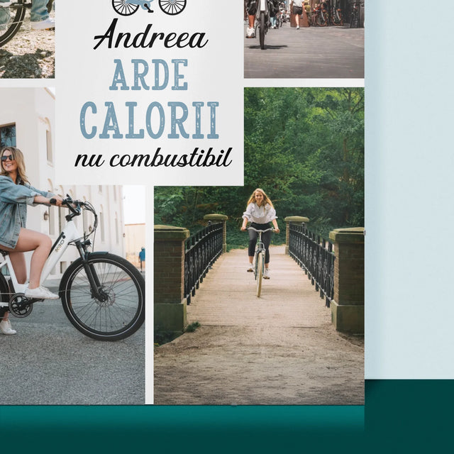 Colaj De Fotografii: Arde Calorii, Dar Nu Combustibil - Poster