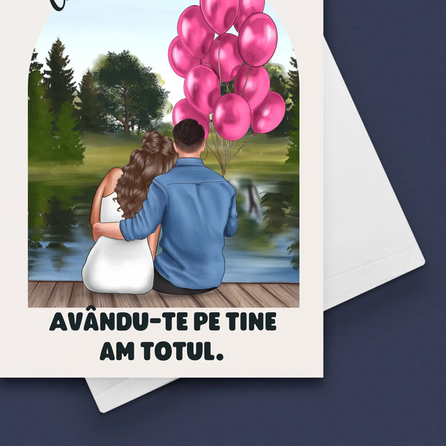 Creator De Personaj: Ea Și El - Card Cu Felicitări