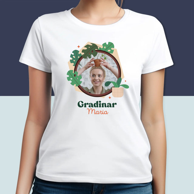 Fotografie Si Semnătură: Gradinar - Tricou Pentru Femei