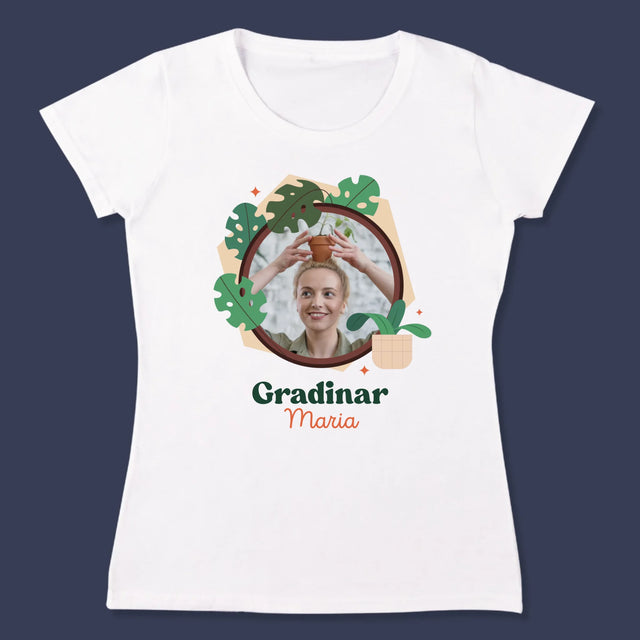 Fotografie Si Semnătură: Gradinar - Tricou Pentru Femei