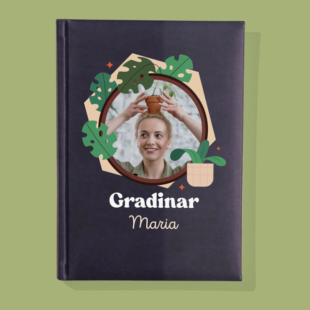 Fotografie Si Semnătură: Gradinar - Carte Pentru Notițe Cu Fotografie