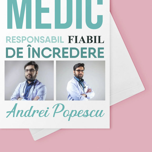 Colaj De Fotografii: Caracteristicile Medicului - Card Cu Felicitări