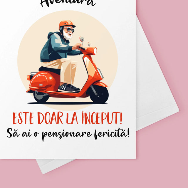 Numele Și Semnătura: Aventura Este Doar La Început - Card Cu Felicitări