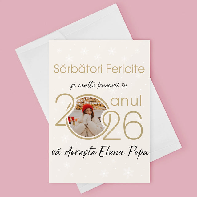 Colaj De Fotografii: An Nou Fericit - Card Cu Felicitări