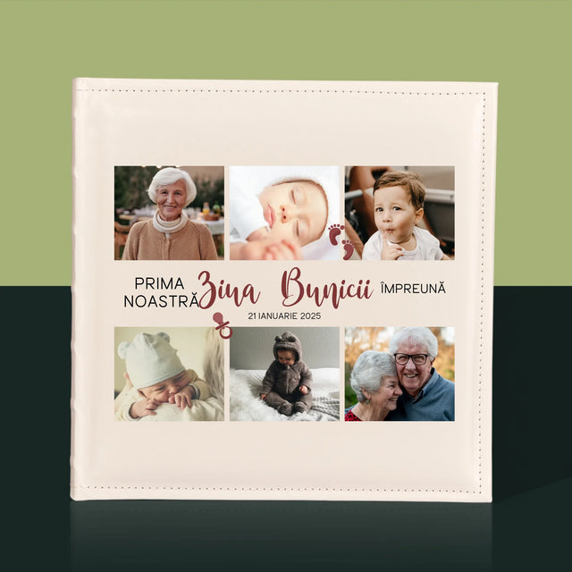 Colaj De Fotografii: Prima Zi A Bunicii - Album Foto